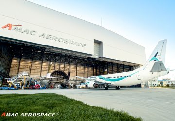 AMAC Aerospace’s existing hangar at the Bodrum Airport in Turkey